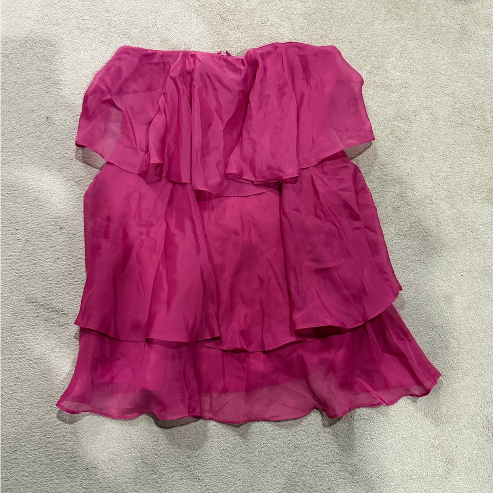 Wild Fable Fuchsia/Pink Strapless Dress